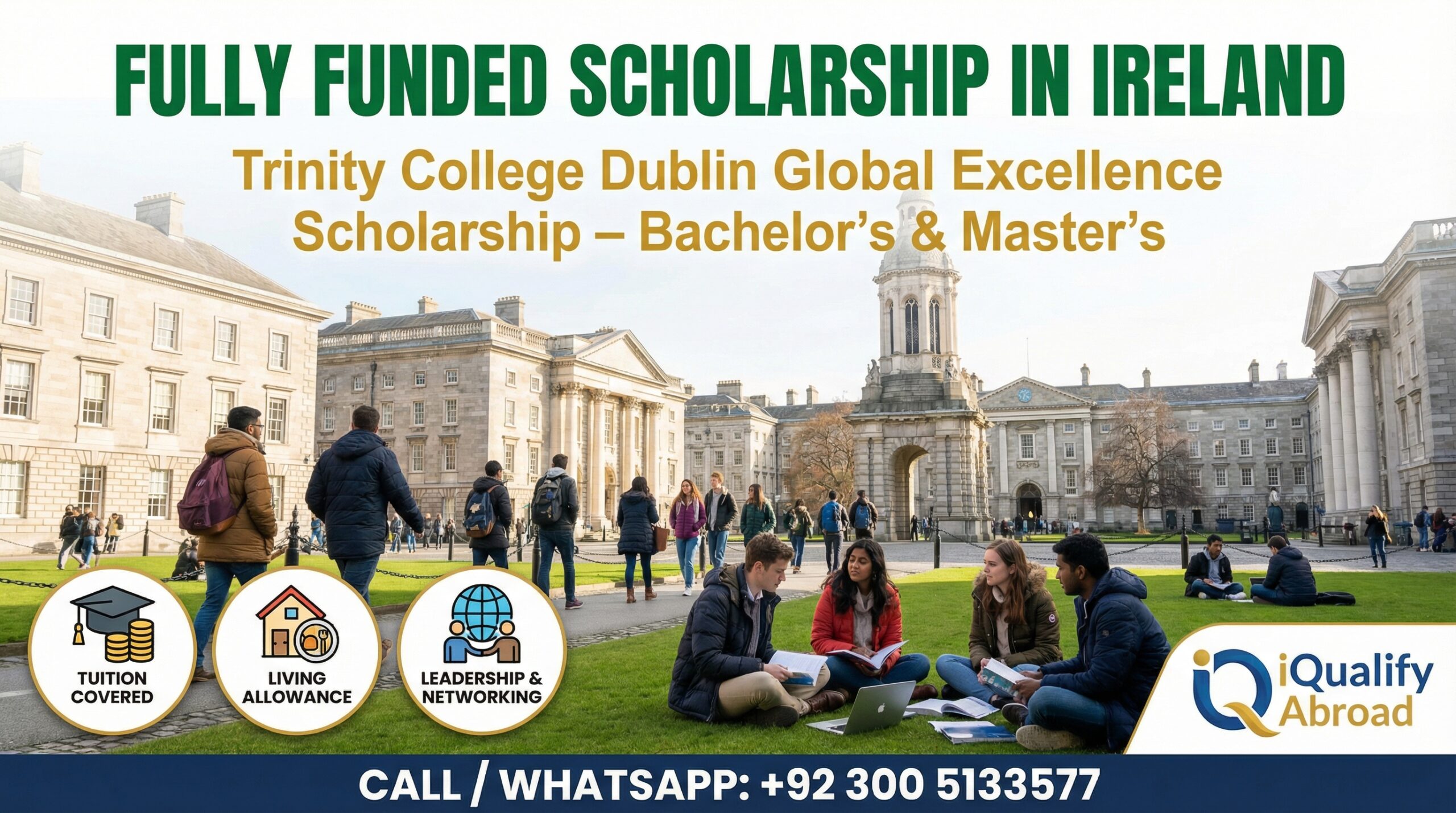 Trinity College Dublin Global Excellence Scholarship 2026 – Guide for Pakistani Students
