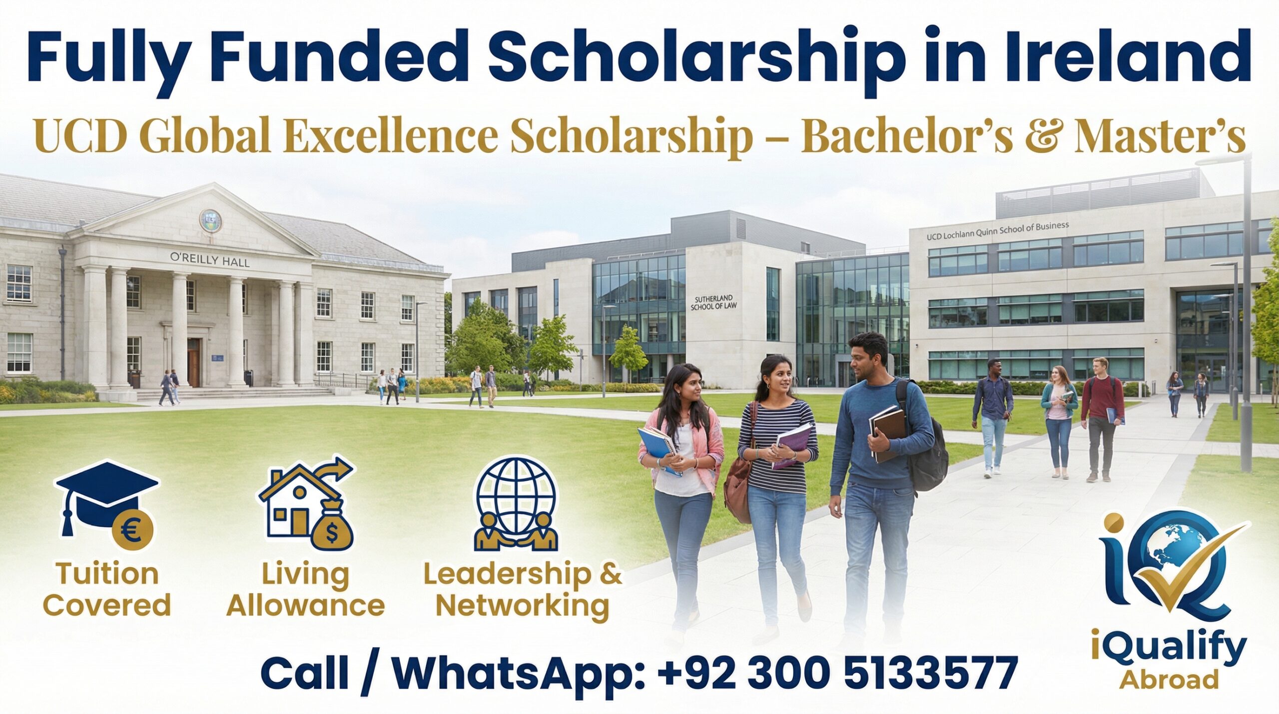 UCD Global Excellence Scholarships 2026 – A Complete Guide for Pakistani Students