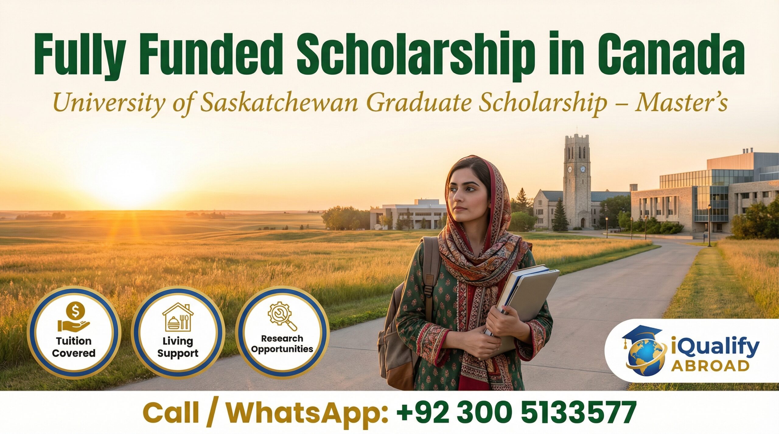University of Saskatchewan Graduate Scholarship (USGS) 2026 – Complete Guide for Pakistani Students