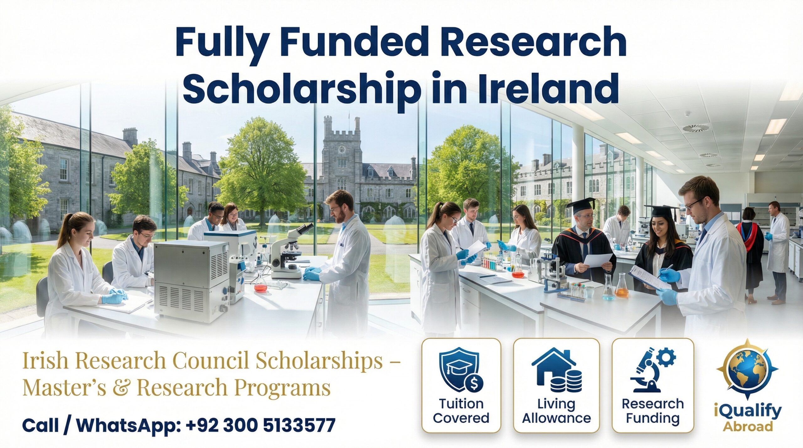 Irish Research Council Scholarships 2026 – Guide for Pakistani Students