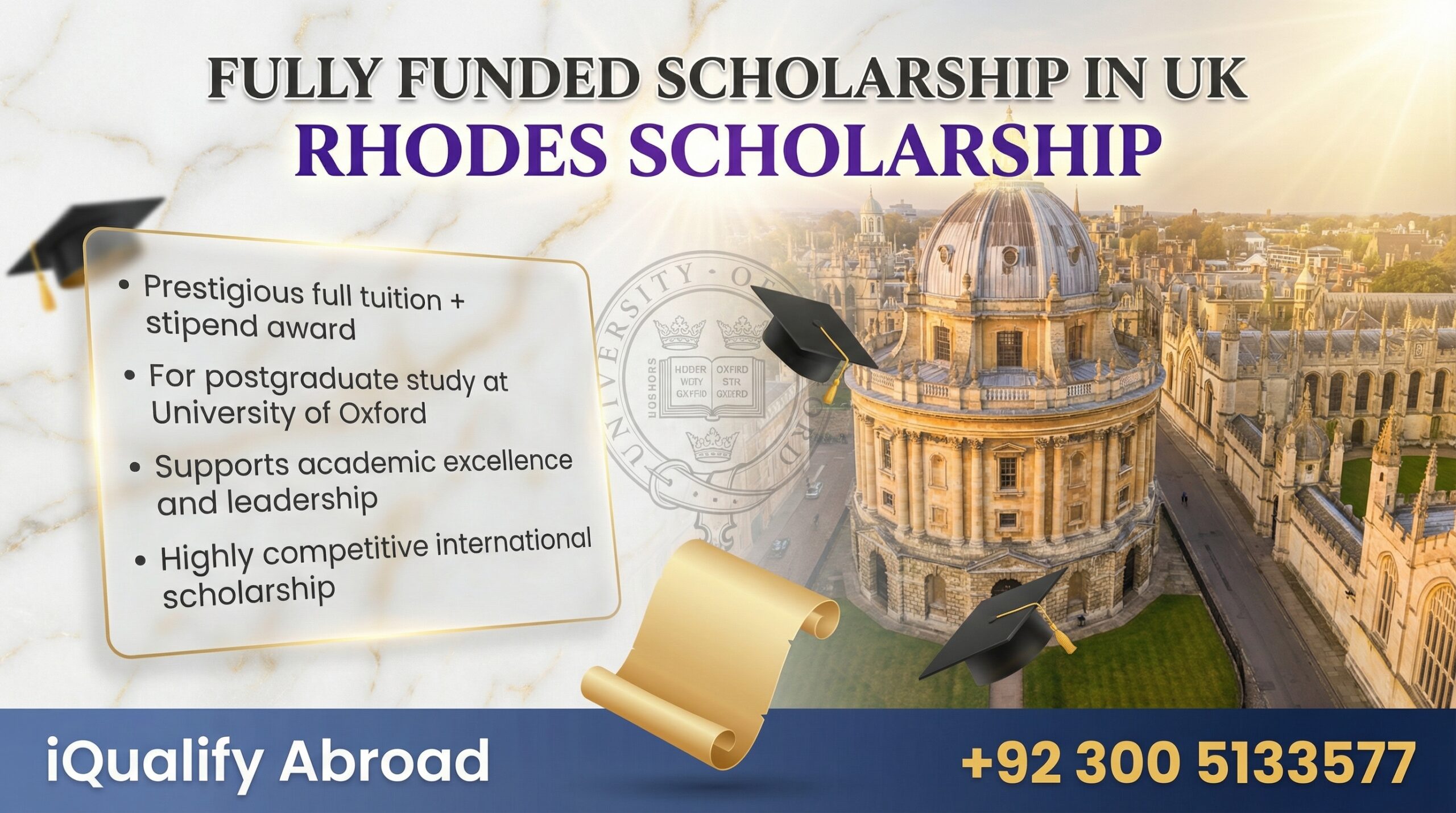 Rhodes Scholarship 2026 for Pakistani Students – Complete Guide