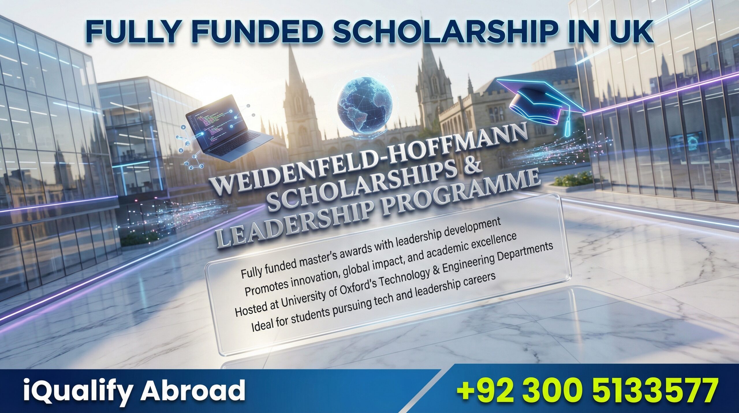 Weidenfeld-Hoffmann Scholarships & Leadership Programme 2026 – Complete Guide for Pakistani Students